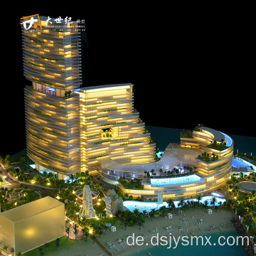 Hotel 3D -Modellgebäude ABS -Kunststoffmodell Modell